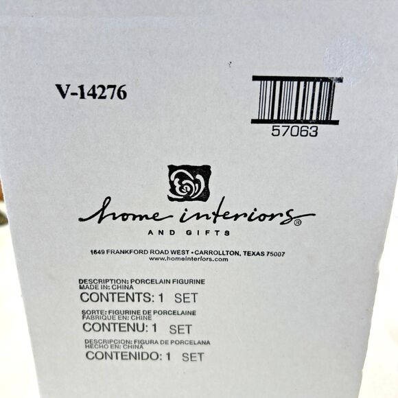 VTG Home Interiors‎ ANGELS BOY AND GIRL ANNOUNCING THE SAVIORS BIRTH Figurines - Picture 14 of 14